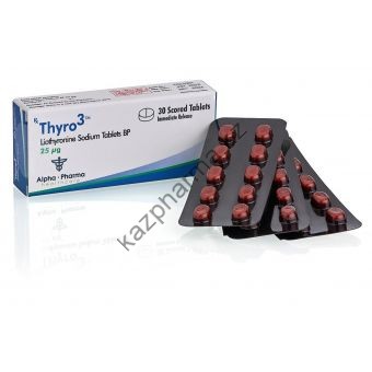Thyro3 (Трийодтиронин) Т3 Alpha Pharma 30 таблеток (1таб 25 мкг) - Ташкент