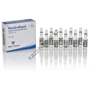 Нандролон фенилпропионат Alpha Pharma NandroRapid (Дураболин) 10 ампул по 1мл (1амп 100 мг) - Ташкент