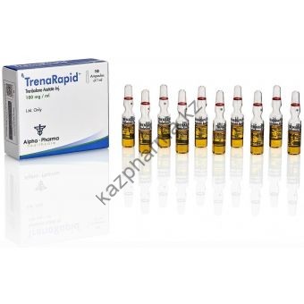 Тренболон ацетат Alpha Pharma (TrenaRapid) 10 ампул по 1мл (1амп 100 мг) - Ташкент