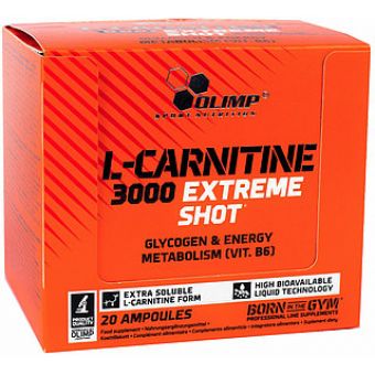 L- Карнитин Olimp L-Carnitine 3000 Extreme Shot (20 ампул по 25мл) - Ташкент